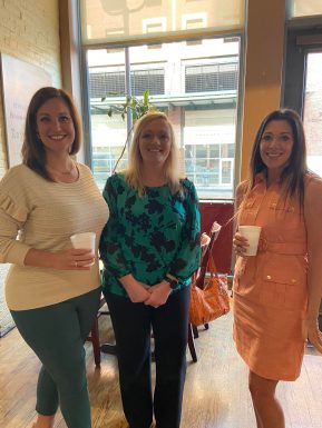 United Way's Jess Rine at St. Clairsville Area Chamber of Commerce Coffee & Connections 
