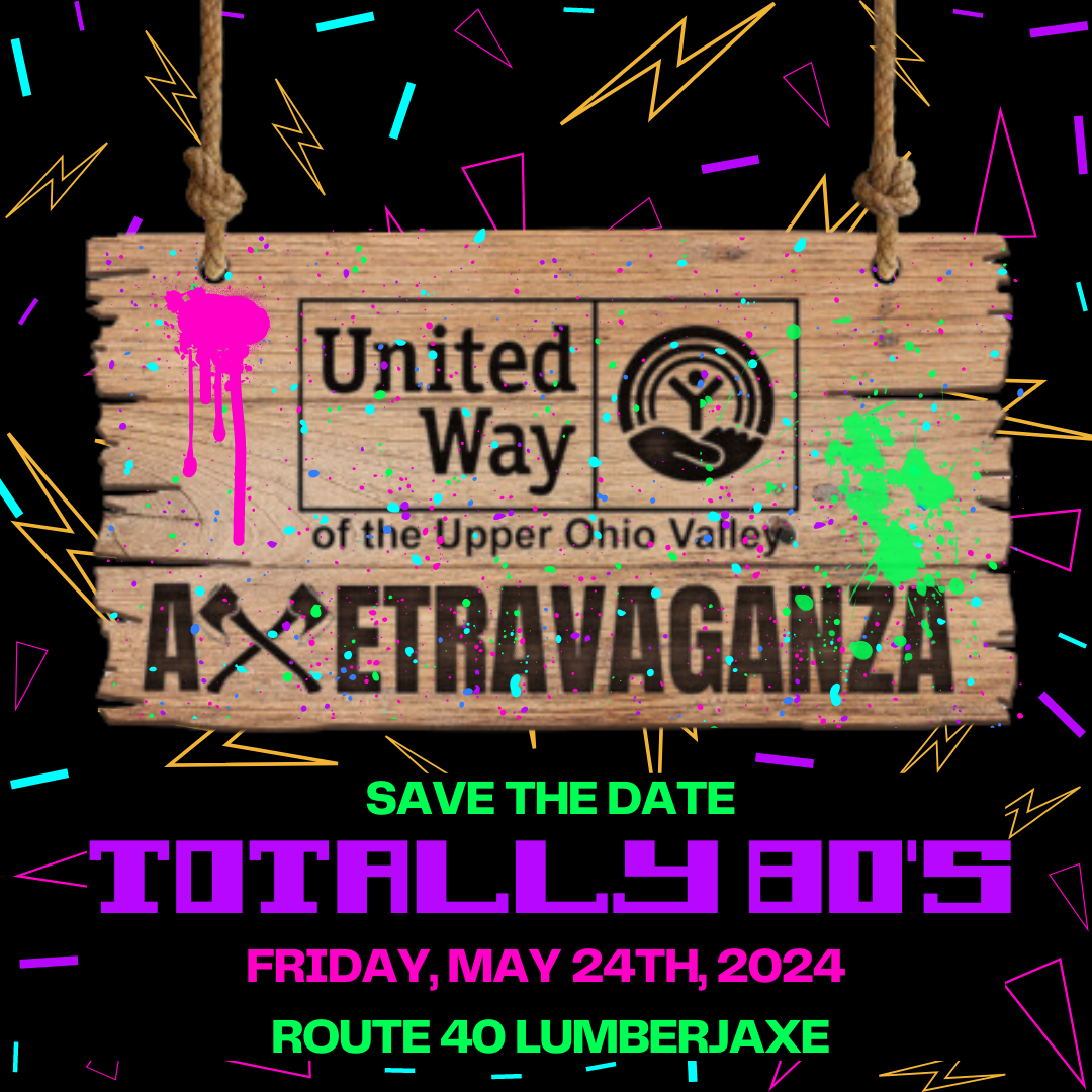 Totally 80s Axetravaganza Save the Date